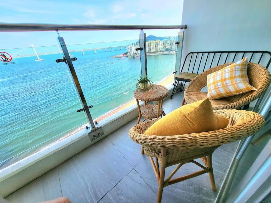 Gwangan-Ri Grand Terrace Ocean View Apartment Busan Exterior photo